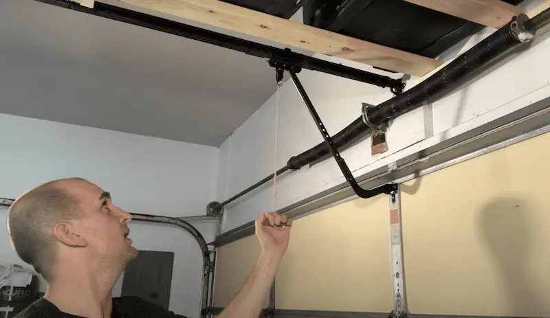 how to open garage door with no power